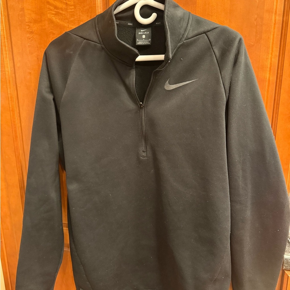 Nike Men's Black Quarter-Zip Jacket